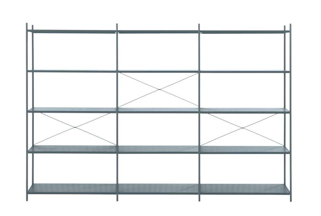 ferm LIVING - Punctual Regal - 3x5 - dunkelblau - indoor