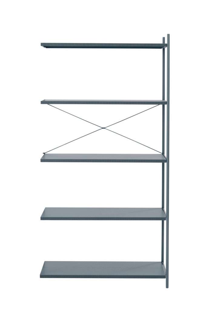 ferm LIVING - Punctual Regal - 0x5 - dunkelblau - indoor