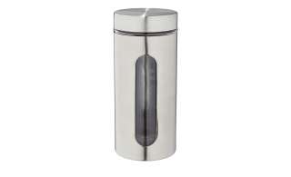 for friends Aufbewahrungsdose mit Sichtfenster 23cm ¦ silber ¦ Edelstahl, Glas  ¦ Maße (cm): H: 23 Küchenzubehör & Helfer > Vorratsbehälter - Höffner
