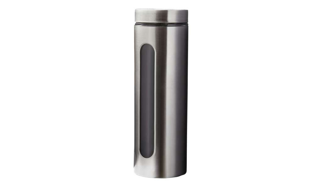 for friends Aufbewahrungsdose mit Sichtfenster 30,5cm ¦ silber ¦ Edelstahl, Glas  ¦ Maße (cm): H: 30,5 Küchenzubehör & Helfer > Vorratsbehälter - Höffner