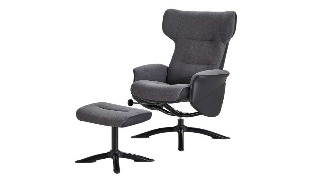 Relaxsessel grau - Stoff Belana ¦ grau Polstermöbel > Sessel > Fernsehsessel - Höffner