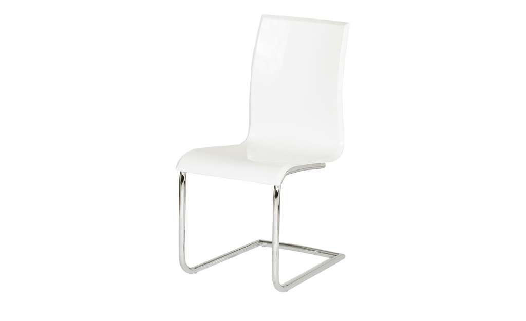 Freischwinger weiß Jimmy ¦ weiß ¦ Maße (cm): B: 46 H: 95,5 T: 57,5 Stühle > Freischwinger - Höffner