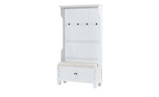 Garderobe im Landhausstil  Lario ¦ weiß ¦ Maße (cm): B: 102 H: 180 T: 37,5 Garderoben & Kleiderstangen > Garderoben - Höffner