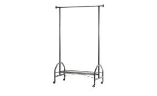 Rollgarderobe  Adina ¦ silber ¦ Maße (cm): B: 120 H: 181 T: 50 Garderoben & Kleiderstangen > Garderoben - Höffner