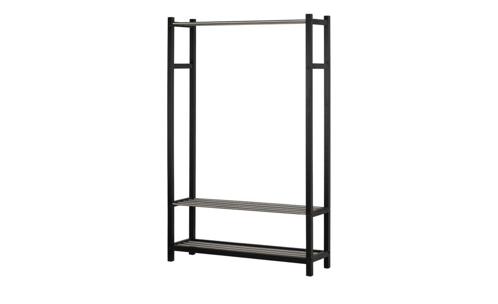 Garderobenständer  Arco ¦ schwarz ¦ Maße (cm): B: 106 H: 165 T: 32 Garderoben & Kleiderstangen > Garderoben - Höffner