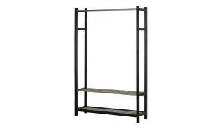 Garderobenständer  Arco ¦ schwarz ¦ Maße (cm): B: 106 H: 165 T: 32 Garderoben & Kleiderstangen > Garderoben - Höffner