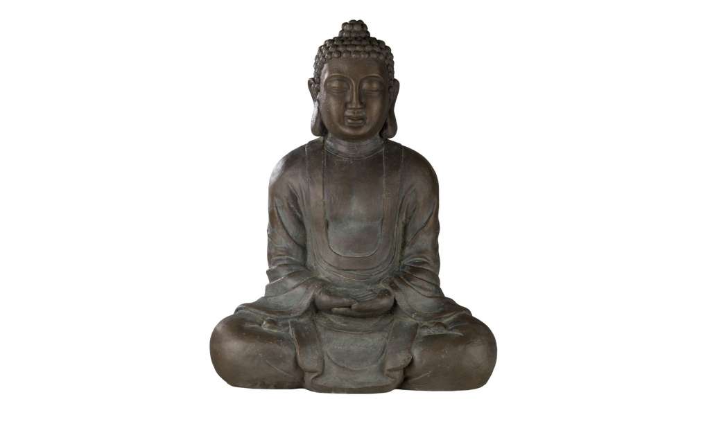 Buddha ¦ grau ¦ Magnesia ¦ Maße (cm): B: 62 H: 78 T: 36 Dekoration > Gartendekoration - Höffner