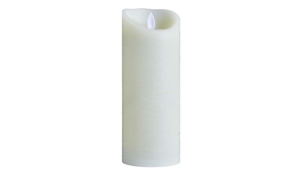 LED Kerze ¦ creme ¦ Plastik, Wachs ¦ Maße (cm): H: 20 Ø: [7.5] Dekoration > Kerzen & Lichter - Höffner