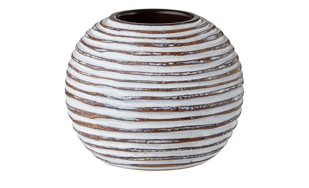 Teelichthalter ¦ braun ¦ Polyresin (Kunstharz) ¦ Maße (cm): B: 10 H: 8,5 T: 10 Dekoration > Kerzen & Lichter > Kerzenständer - Höffner
