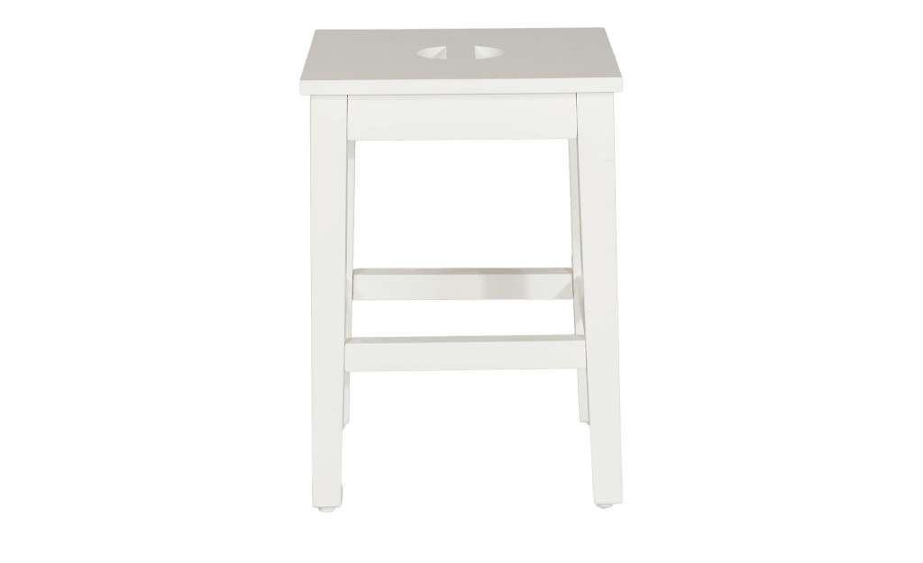 Hocker  Tarun ¦ weiß ¦ Maße (cm): B: 33 H: 47 T: 33 Polstermöbel > Hocker - Höffner