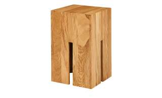 Hocker  Tyson ¦ holzfarben ¦ Maße (cm): B: 28 H: 46 T: 28 Polstermöbel > Hocker - Höffner