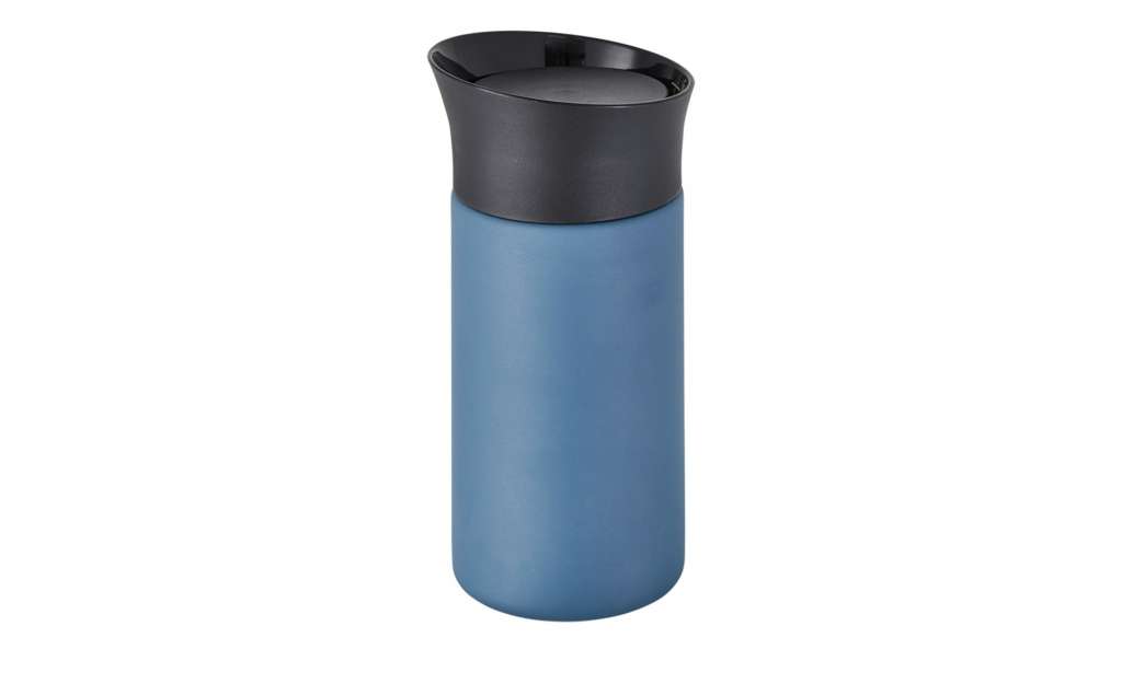 KHG Isolierbecher ¦ blau ¦ doppelwandiger Edelstahl, Kunststoff, Edelstahl ¦ Maße (cm): H: 16,5 Ø: [7.0] Kaffee & Tee > Isolierbecher - Höffner