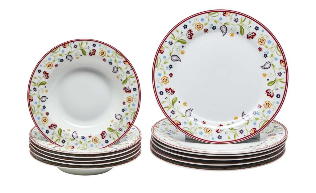 Ritzenhoff & Breker Tafelservice, 12-teilig  Shanti ¦ mehrfarbig ¦ Porzellan Geschirr > Geschirrsets > Tafelservice - Höffner