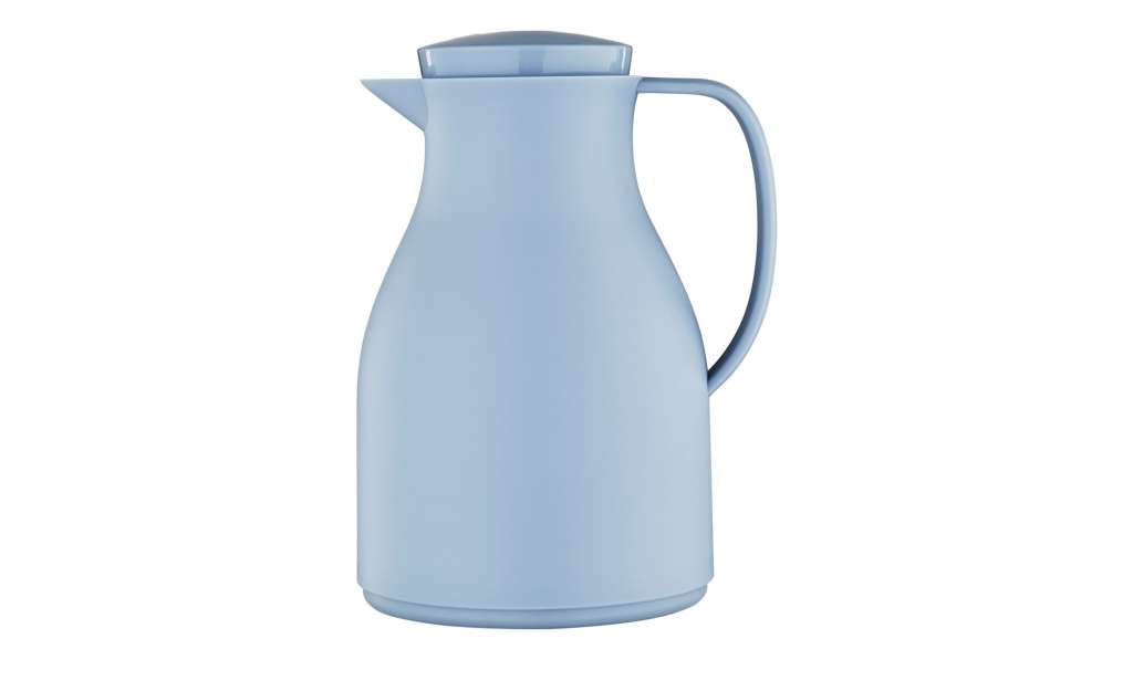 KHG Isolierkanne 1 Liter hellblau  Anton ¦ blau ¦ Kunststoff, Glas  ¦ Maße (cm): H: 22,5 Kaffee & Tee > Kaffee- & Isolierkannen - Höffner