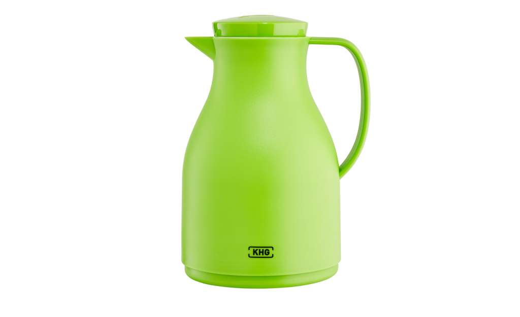 KHG Isolierkanne 1 Liter grün  Anton ¦ grün ¦ Kunststoff, Glas  ¦ Maße (cm): H: 22,5 Kaffee & Tee > Kaffee- & Isolierkannen - Höffner