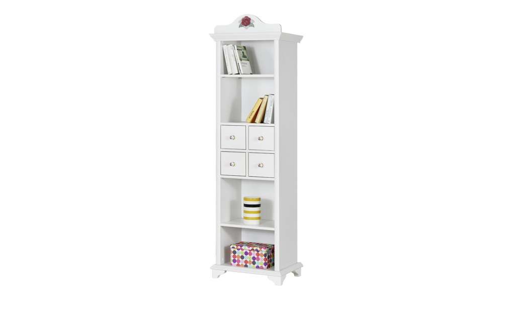 Bücherregal  Fairytale ¦ weiß ¦ Maße (cm): B: 55,5 H: 190,8 T: 39,1 Regale > Bücherregale - Höffner