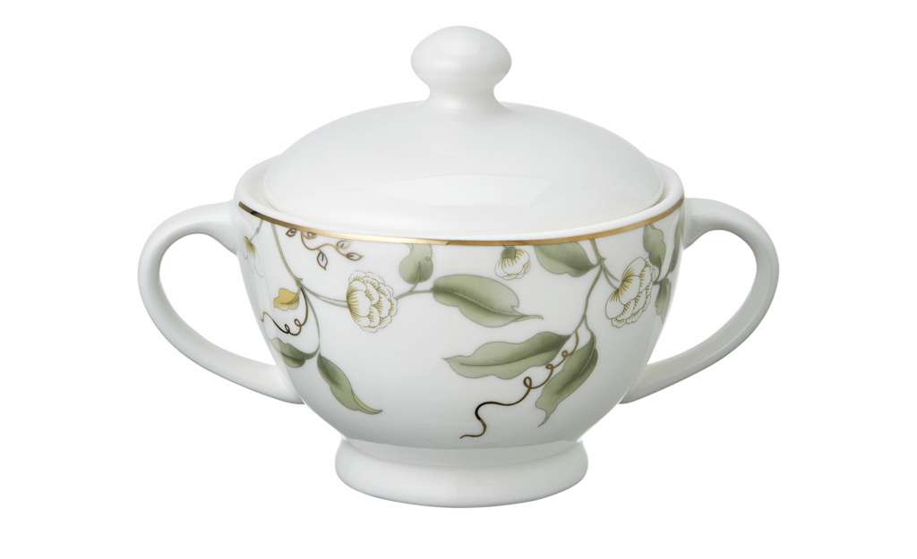 KHG Zuckerdose  Firenze ¦ weiß ¦ Porzellan ¦ Maße (cm): B: 9,9 H: 10,5 Geschirr > Einzelgeschirrteile - Höffner