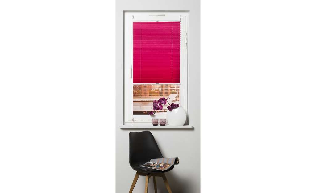 KHG Plissee Klemmfix ¦ rosa/pink ¦ Polyester ¦ Maße (cm): B: 100 Gardinen & Vorhänge > Rollos & Sonnenschutz > Plissees - Höffner