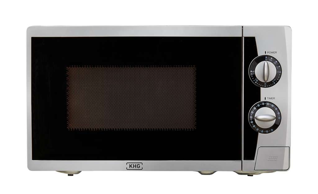 KHG Mikrowelle  MW-20GS ¦ silber ¦ Metall-lackiert, Kunststoff ¦ Maße (cm): B: 44 H: 25,85 T: 34 Elektrokleingeräte > Mikrowellen - Höffner