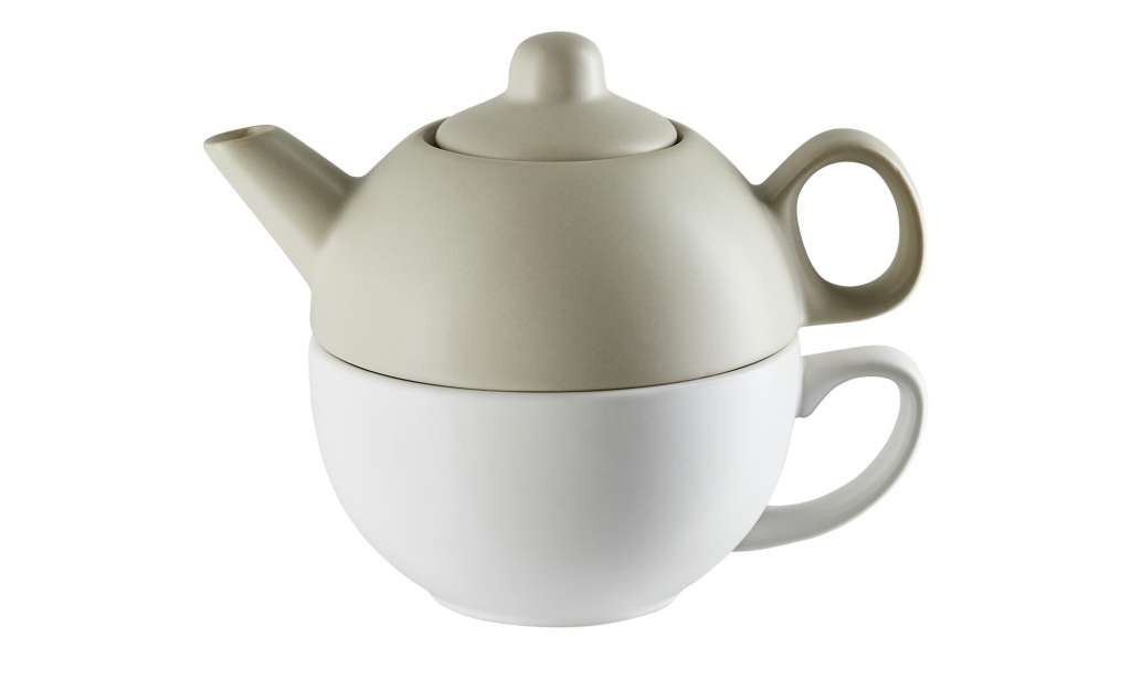 for friends Teekanne mit Tasse ¦ beige ¦ Steingut Kaffee & Tee > Teekannen - Höffner