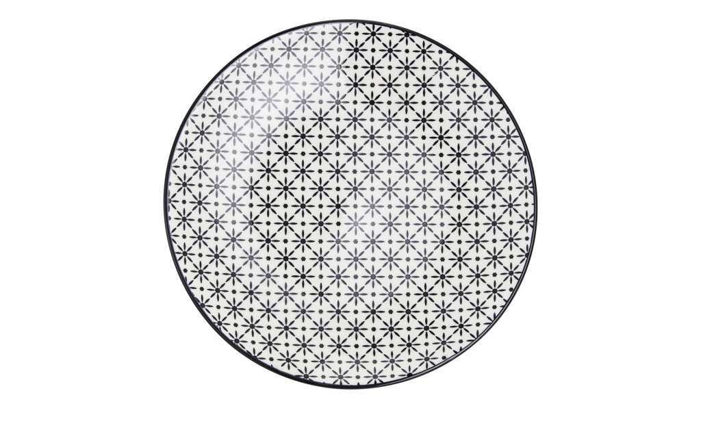 for friends Dessertteller   Juna ¦ schwarz ¦ Porzellan ¦ Maße (cm): H: 2,5 Ø: [21.5] Geschirr > Teller - Höffner