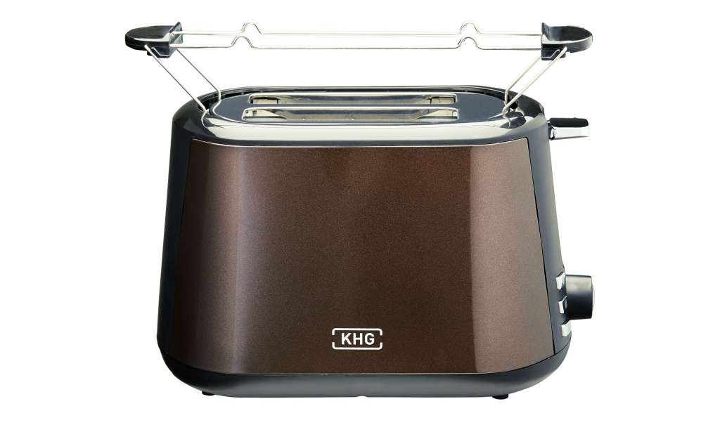 KHG Toaster  TO-806(MMS) ¦ braun ¦ Kunststoff ¦ Maße (cm): B: 28,1 H: 17,6 T: 17,6 Elektrokleingeräte > Toaster - Höffner