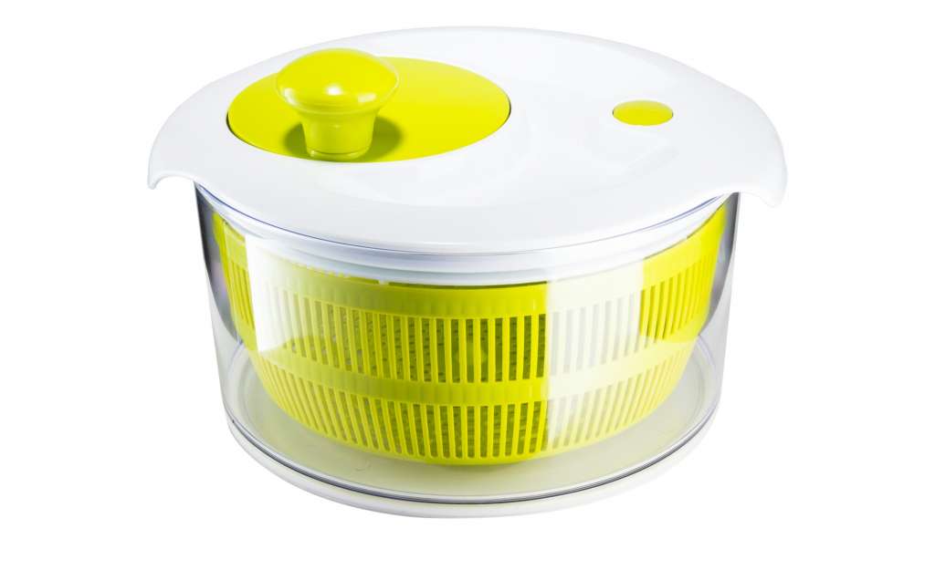 KHG Salatschleuder ¦ weiß ¦ Kunststoff ¦ Maße (cm): B: 24,5 H: 18 T: 18 Küchenzubehör & Helfer > Küchenhelfer - Höffner