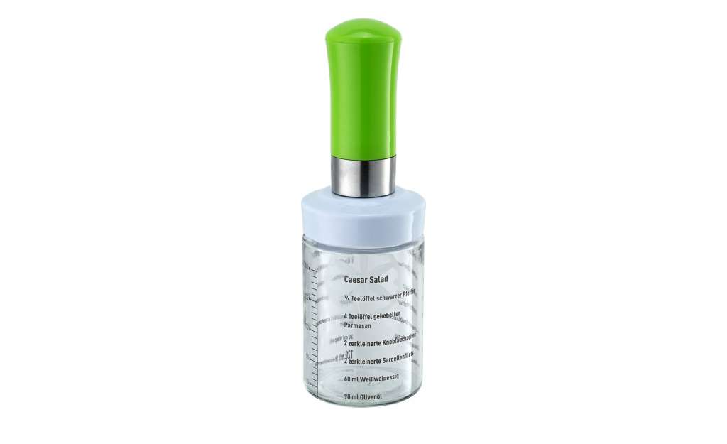 for friends Salat Dressing Shaker ¦ grün ¦ Kunststoff, Glas  ¦ Maße (cm): H: 21 Küchenzubehör & Helfer > Küchenhelfer - Höffner