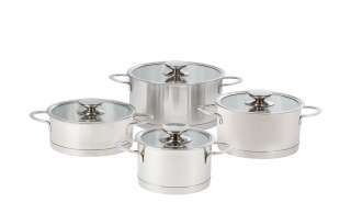 Berndes Topfset 4-teilig  Millesima ¦ silber ¦ Edelstahl Töpfe & Pfannen & Zubehör > Topf und Pfannen-Sets - Höffner