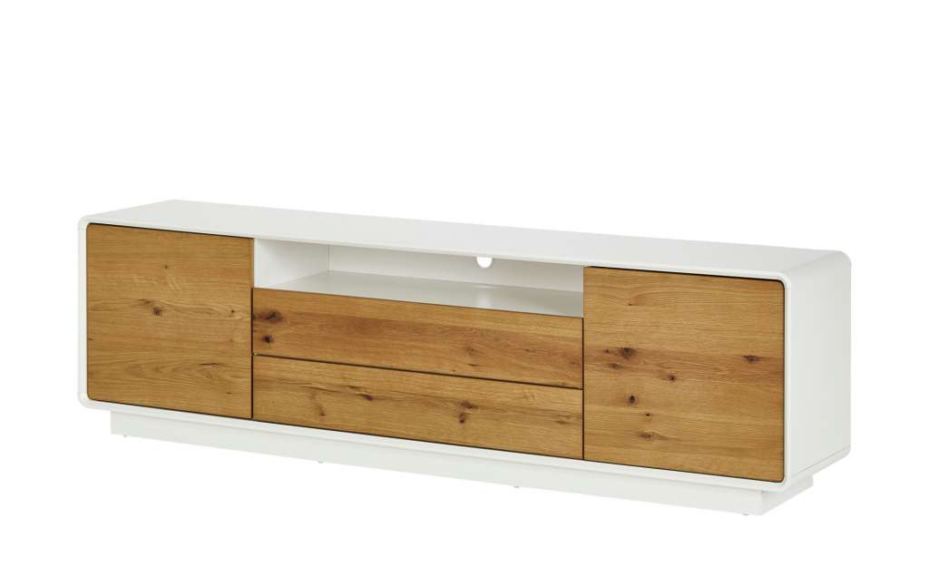 TV-Lowboard  Bruneck ¦ weiß ¦ Maße (cm): B: 188 H: 55 T: 40 TV- & Media Möbel > TV-Racks - Höffner