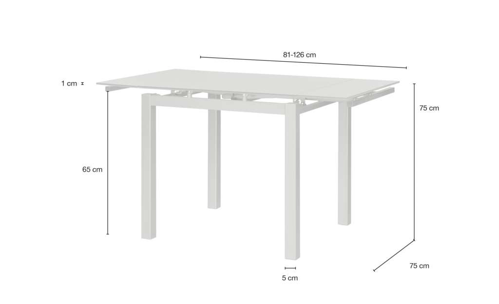 Esstisch Glas-Metall ausziehbar  Emanuel ¦ silber ¦ Maße (cm): B: 75 H: 75 Tische > Esstische > Esstische eckig - Höffner