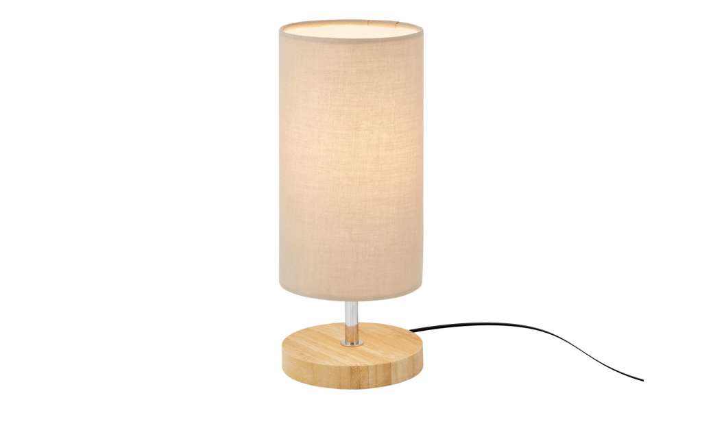 for friends Tischleuchte, 1-flammig Stoffschirm Cappuccino ¦ braun ¦ Maße (cm): H: 30 Ø: [12.0] Lampen & Leuchten > Innenleuchten > Tischlampen - Höffner