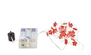 for friends LED Lichterkette  Blume ¦ rot ¦ Maße (cm): B: 17,5 H: 10,1 T: 2,4 Lampen & Leuchten > Innenleuchten > Lichterketten & Dekoleuchten - Höffner