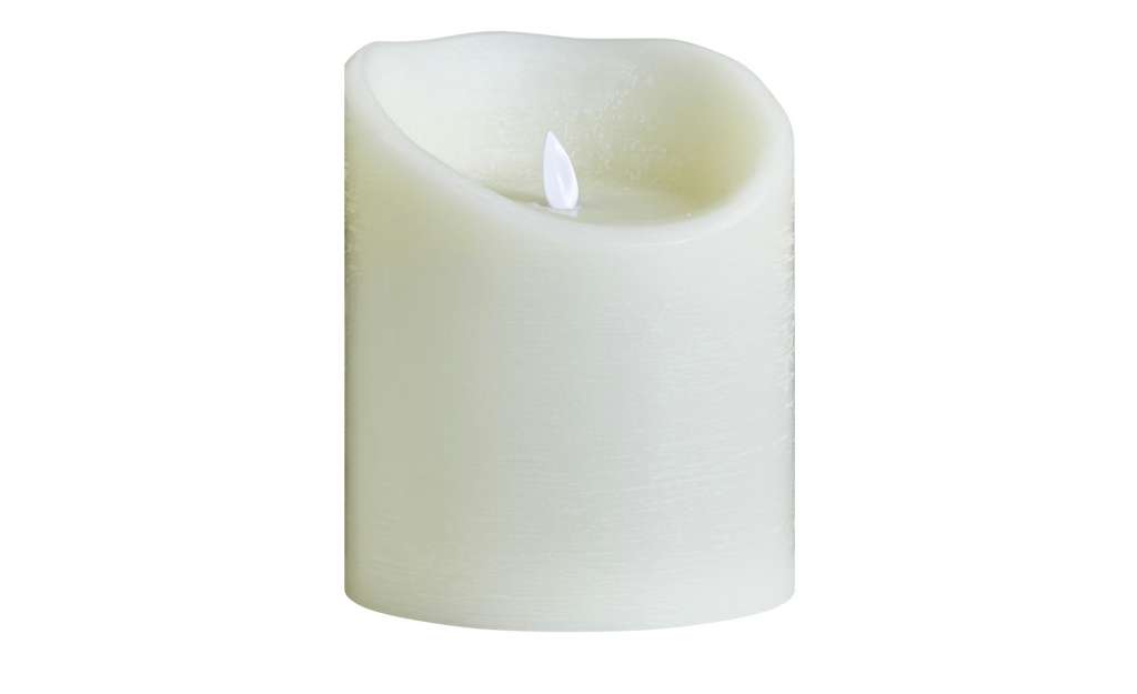 LED Kerze ¦ creme ¦ Plastik, Wachs ¦ Maße (cm): H: 15 Ø: [12.5] Dekoration > Kerzen & Lichter - Höffner