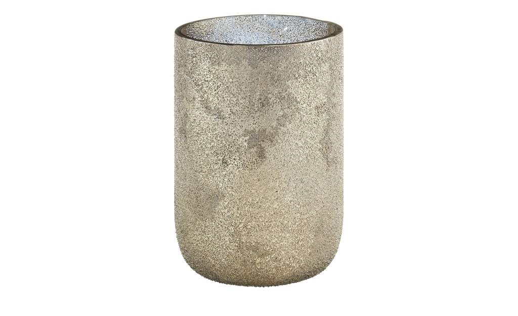 Vase ¦ gold ¦ Glas  ¦ Maße (cm): H: 15 Ø: [10.0] Dekoration > Laternen & Windlichter - Höffner