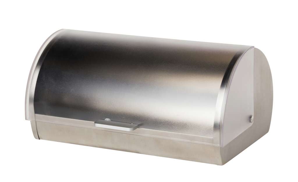 KHG Rollbrotkasten ¦ transparent/klar ¦ Kunststoff, Edelstahl ¦ Maße (cm): B: 39 H: 18,5 T: 25,5 Küchenzubehör & Helfer > Brotkörbe, Brottöpfe & Brotkästen - Höffner