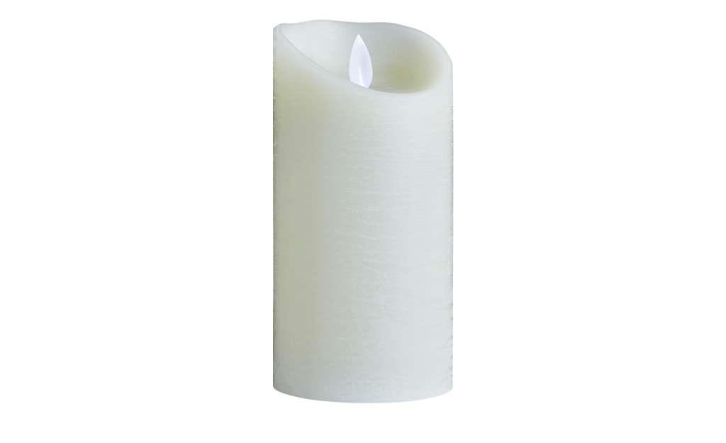 LED Kerze ¦ creme ¦ Plastik, Wachs ¦ Maße (cm): H: 15 Ø: [7.5] Dekoration > Kerzen & Lichter - Höffner