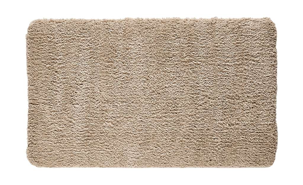 HOME STORY Badteppich  Softy ¦ beige ¦ 100% Polyester ¦ Maße (cm): B: 55 Badtextilien und Zubehör > Badematten & Badvorleger - Höffner