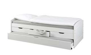 Funktionsbett  Rieka ¦ weiß ¦ Maße (cm): B: 205 H: 63 T: 98 Kindermöbel > Kinderbetten - Höffner