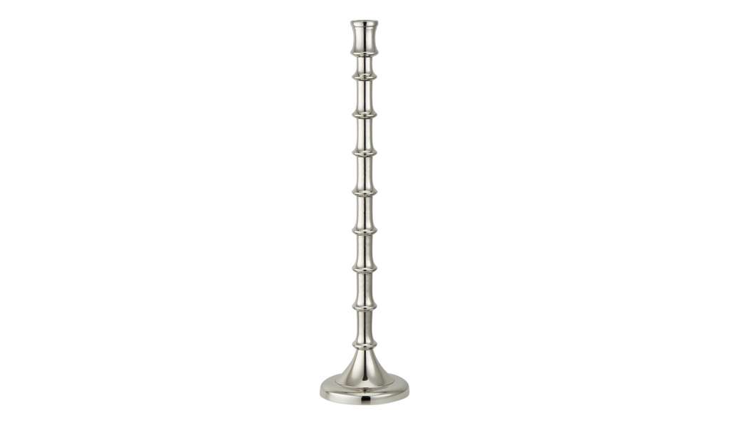 Kerzenhalter ¦ silber ¦ Aluminum ¦ Maße (cm): H: 51 Ø: [12.0] Dekoration > Kerzen & Lichter > Kerzenständer - Höffner