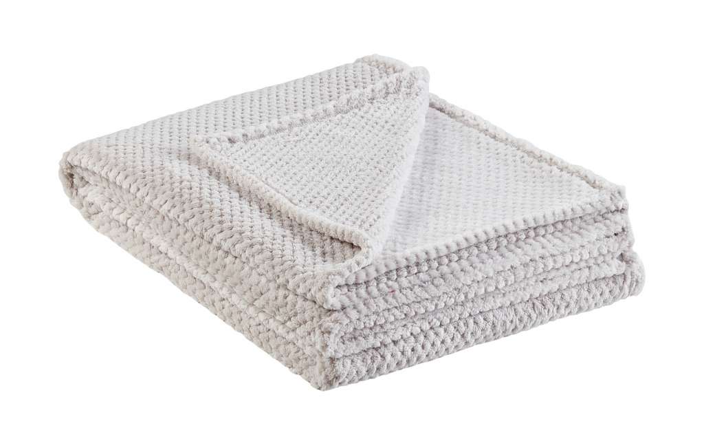 for friends Coralfleecedecke  Mia ¦ grau ¦ 100% Polyester ¦ Maße (cm): B: 150 Heimtextilien > Kuscheldecken - Höffner