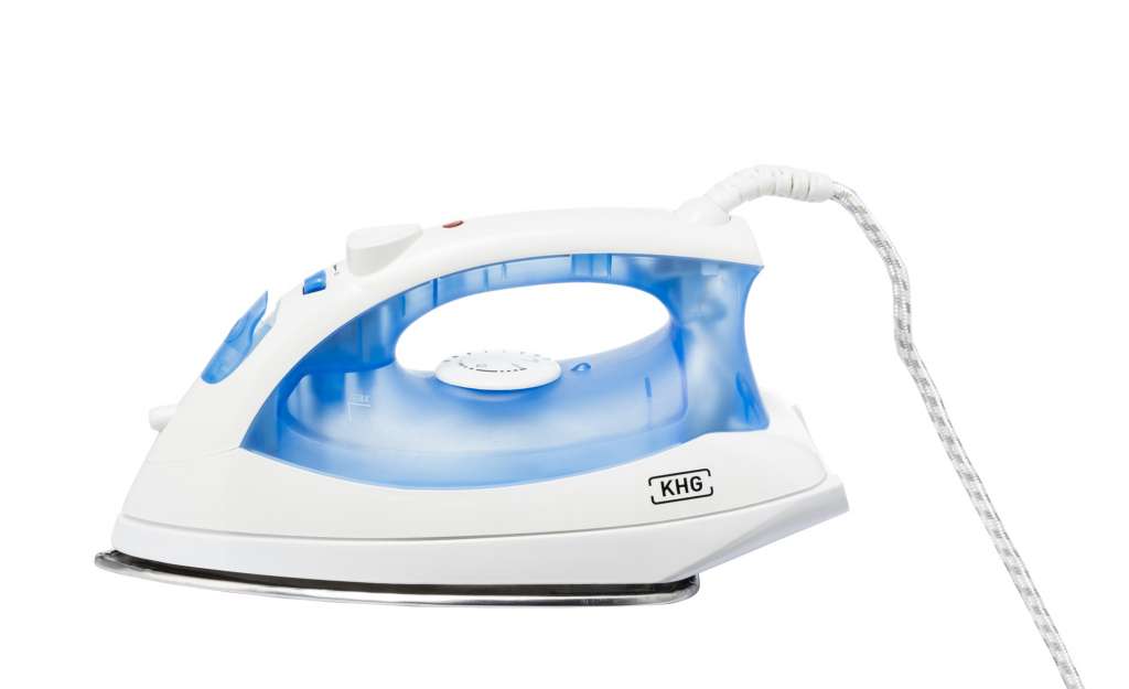 KHG Dampfbügeleisen  DB-2100WB ¦ weiß ¦ Edelstahl, Kunststoff ¦ Maße (cm): B: 27,7 H: 14,6 T: 12,6 Elektrokleingeräte > Bügeln - Höffner