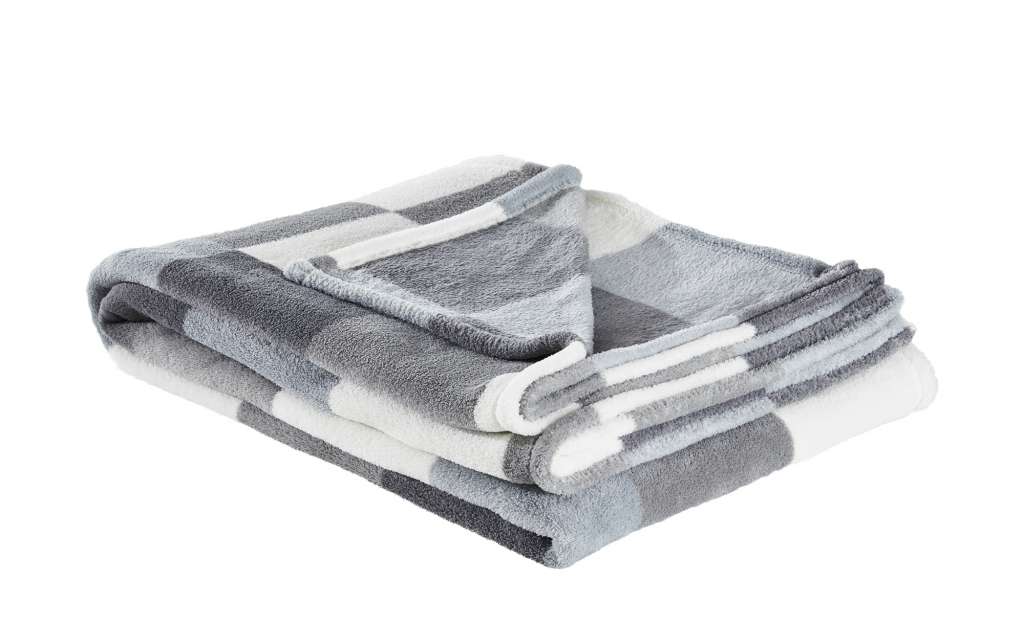 HOME STORY Coralfleecedecke  Emil ¦ grau ¦ 100% Polyester ¦ Maße (cm): B: 150 Heimtextilien > Kuscheldecken - Höffner