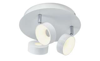 KHG LED-Spot, 3-flammig weiß ¦ weiß ¦ Maße (cm): H: 16 Ø: [29.0] Lampen & Leuchten > LED-Leuchten > LED-Strahler & Spots - Höffner