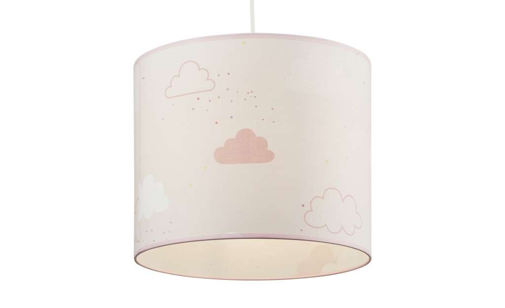 Uups Hängeleuchte  süße Wolke ¦ rosa/pink ¦ Maße (cm): H: 25 Ø: [30.0] Lampen & Leuchten > Innenleuchten > Kinderlampen - Höffner