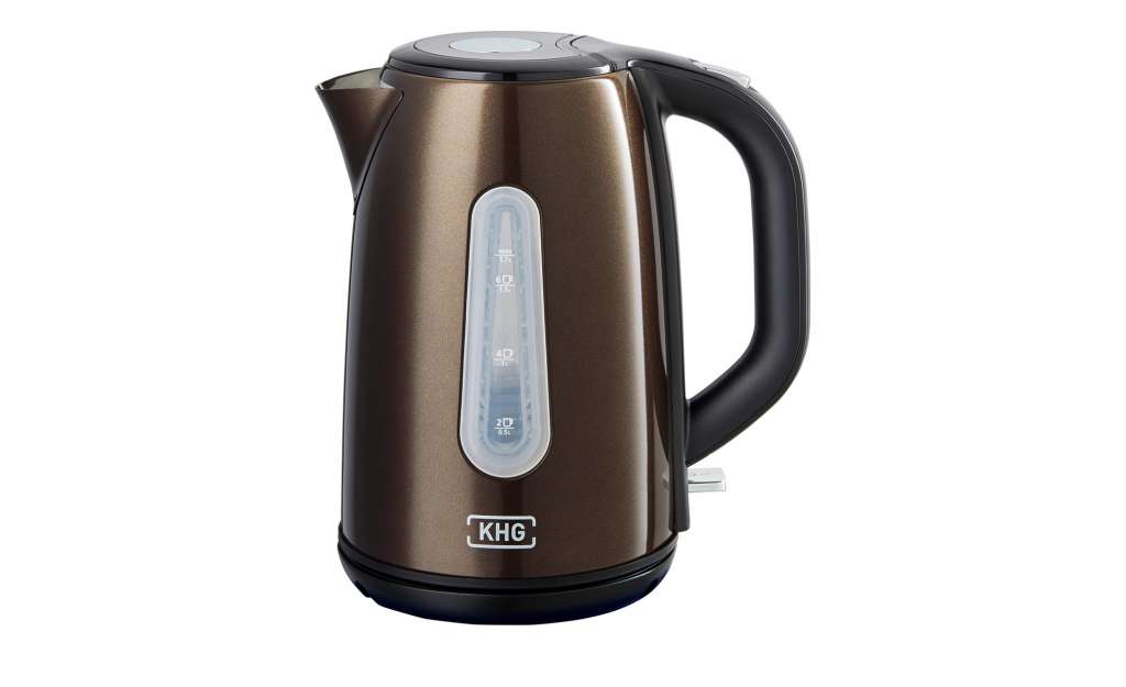 KHG Wasserkocher  WK-189(MMS) ¦ braun ¦ Edelstahl ¦ Maße (cm): B: 22,3 H: 24,9 T: 15,5 Elektrokleingeräte > Wasserkocher - Höffner