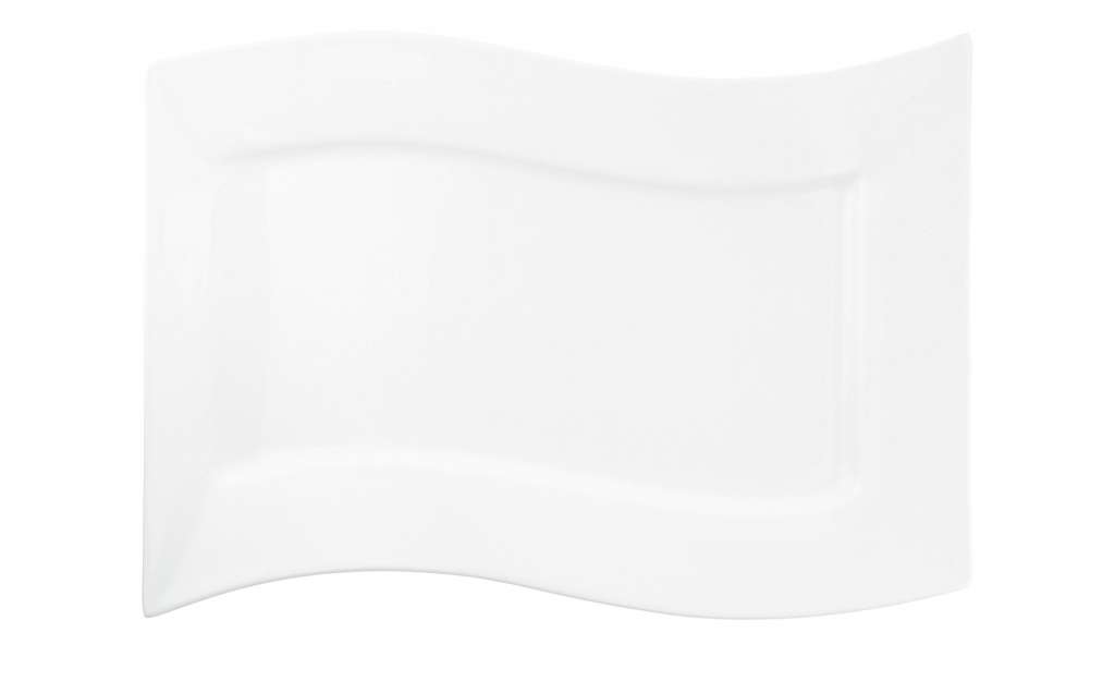 KHG Servierplatte ¦ weiß ¦ Porzellan ¦ Maße (cm): B: 25 H: 3,5 Geschirr > Einzelgeschirrteile - Höffner