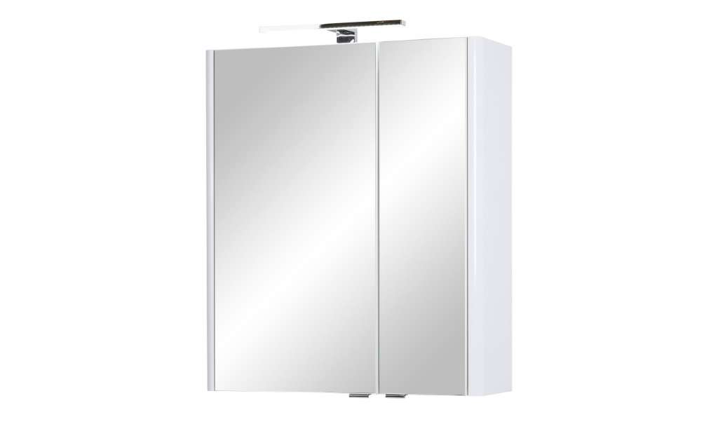 calmo2go Spiegelschrank  Pina ¦ weiß ¦ Maße (cm): B: 60 H: 70 T: 20 Schränke > Badschränke > Spiegelschränke - Höffner