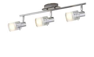 KHG LED- Deckenstrahler, 3-flammig mit Glas ¦ silber ¦ Maße (cm): B: 8 H: 12 Lampen & Leuchten > LED-Leuchten > LED-Strahler & Spots - Höffner