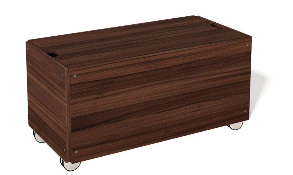 Müller Möbelwerkstätten - Bettkasten Komfort - Nussbaum natur/lackiert 93x46,7 - indoor